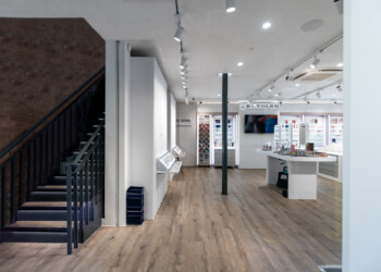 Interior of Kryolan Covent Garden store interior of Kryolan Covent Garden store