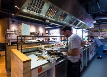 Staff working at La Petite Bretagne Dalston Staff working at La Petite Bretagne Dalston