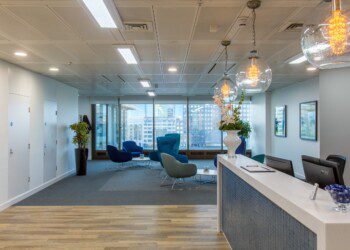 Reception area at i2 office, Lower Thames Street Reception area at i2 office, Lower Thames Street