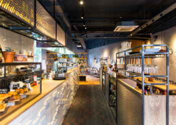 Interior of La Petite Bretagne Interior of La Petite Bretagne