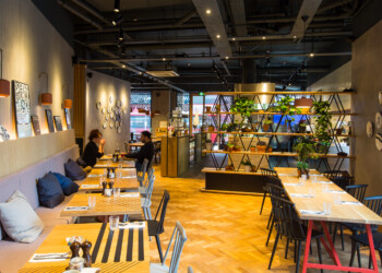 Interior at La Petite Bretagne Dalston Interior at La Petite Bretagne Dalston