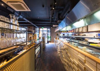 Kitchen at La Petite Bretagne Dalston Kitchen at La Petite Bretagne Dalston