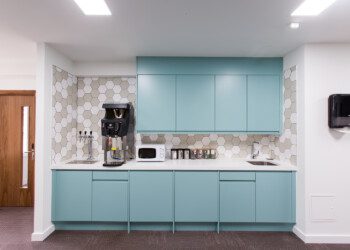 Kitchen at i2 office on Fenwick Street Kitchen at i2 office on Fenwick Street