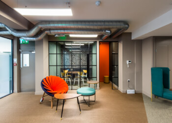 Interior of Landmark's Newman Street office Interior of Landmark's Newman Street office