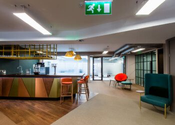 Interior of Landmark office on Newman Street Interior of Landmark office on Newman Street