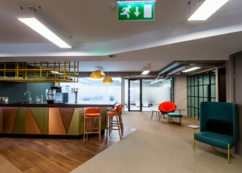 Interior of Landmark office on Newman Street Interior of Landmark office on Newman Street