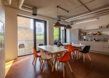 Consensys office kitchen space Consensys modern office kitchen space