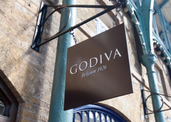Godiva store signage godiva store hanging signage
