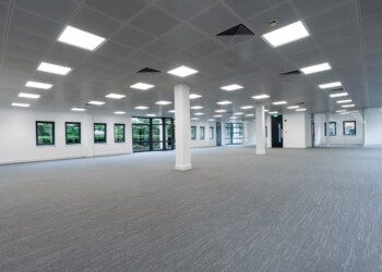 Open plan office floor at Integration House open plan office floor at integration house
