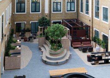 Atrium interior at One Arlington Square atrium interior at one arlington square