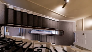 Renovated Georgian staircase at 21 Bedford Square renovated staircase at Bedford Square Georgian townhouse