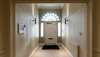 Entrance hall at 21 Bedford Square Entrance hall of georgian townhouse at 21 bedford square