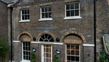 Exterior view of rear of 21 Bedford Square Exterior view of rear of Georgian townhouse