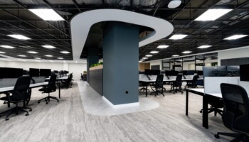 Open plan office floor at Acturis Hatton Garden Open plan office floor at Acturis in Hatton Garden