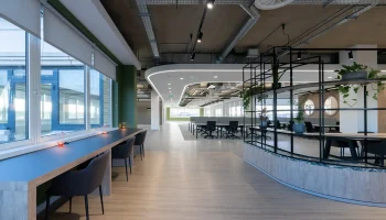 Open plan industrial style office on 3rd floor Arlington Square Open plan industrial style office on 3rd floor Arlington Square