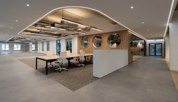 Open plan ground floor office space at Arlington Square Open plan ground floor office space at Arlington Square