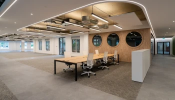 Open plan ground floor office at Arlington Square Open plan ground floor office at Arlington Square