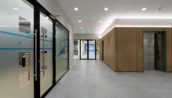 Lobby and lifts at SCC office on 3rd floor Arlington Square Lobby and lifts at SCC office on 3rd floor Arlington Square