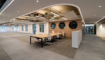 Open plan ground floor office at Arlington Square Open plan ground floor office at Arlington Square