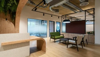 Seating area in ground floor office Arlington Square Seating area in ground floor office Arlington Square