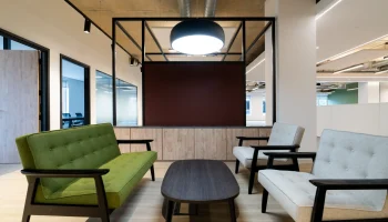 Seating area in ground floor office Arlington Square Seating area in ground floor office Arlington Square