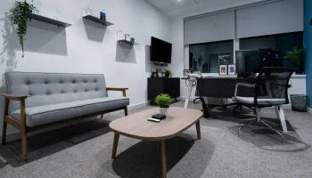 Arlington Square SCC Office Modern monochrome personal office space at Arlington Square SCC Office