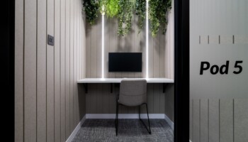 Work pod at Acturis office Hatton Garden Work pod at Acturis office Hatton Garden